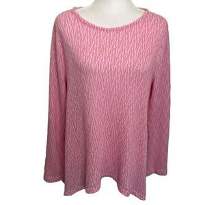 Chelsea & Theodore Pink sweater 1X